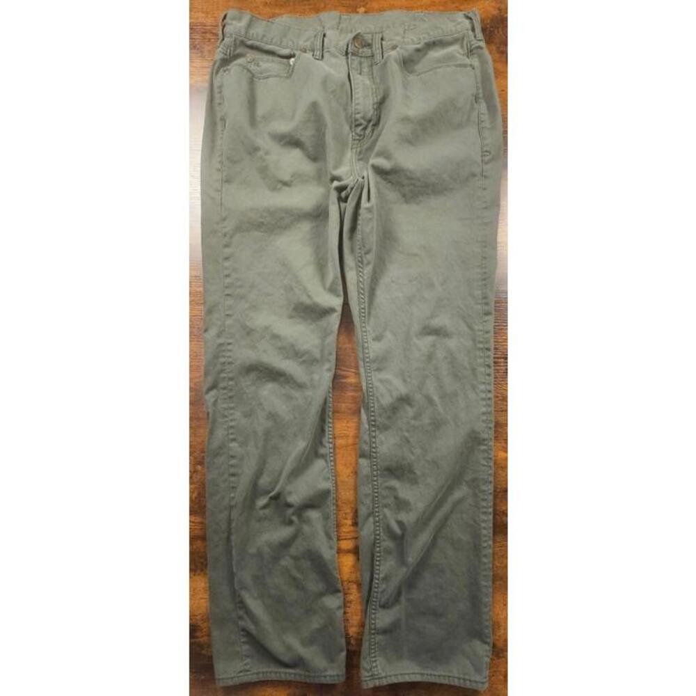 VTG POLO BY RALPH LAUREN RL67 Men 38 X 35 Green‎ Cotton Jeans